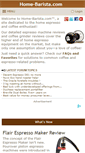Mobile Screenshot of home-barista.com